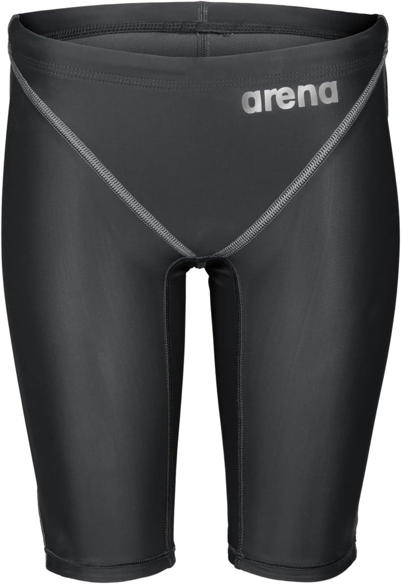 arena بدلة سباحة تنافسية للأولاد جونيور ريسينغ جامر باور سكين ست نك طوله حتى الركبة - Image 1